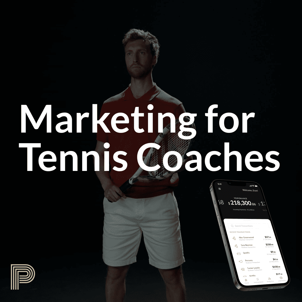 Marketing for Tennis Coaches - Persona